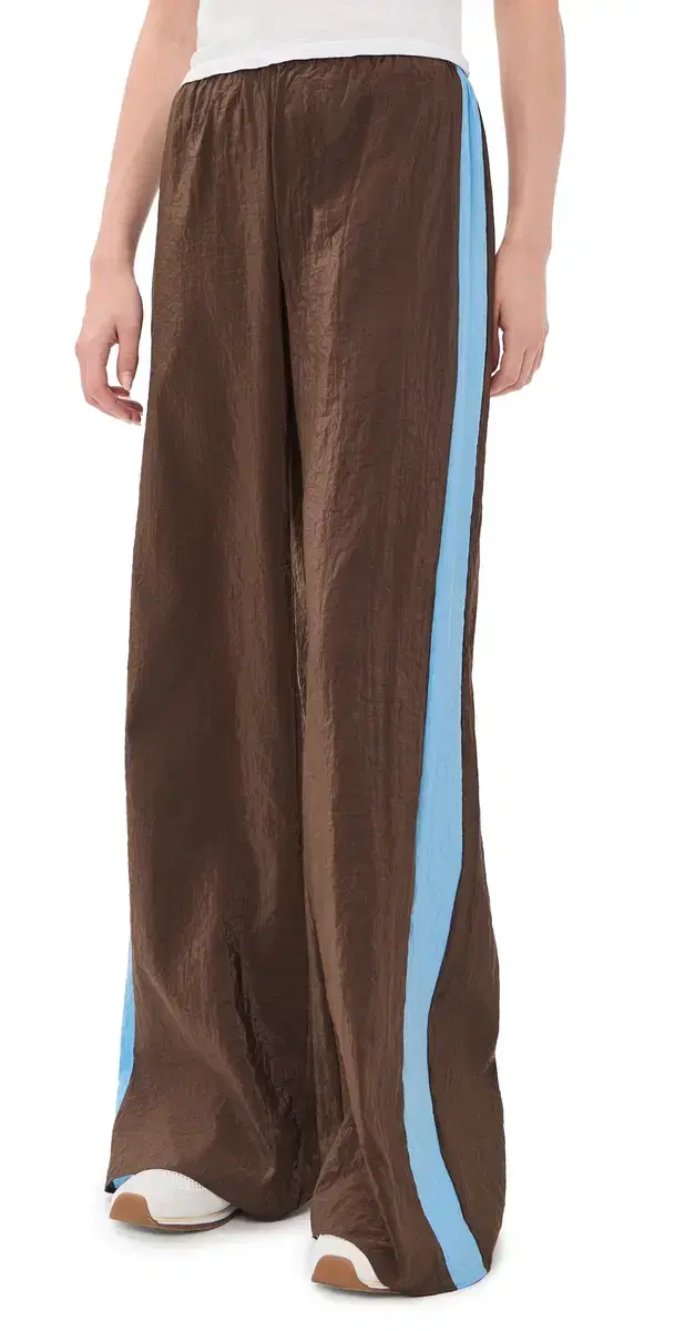 La Ligne ide tripe Colby Pants Chocolate/Cerulean