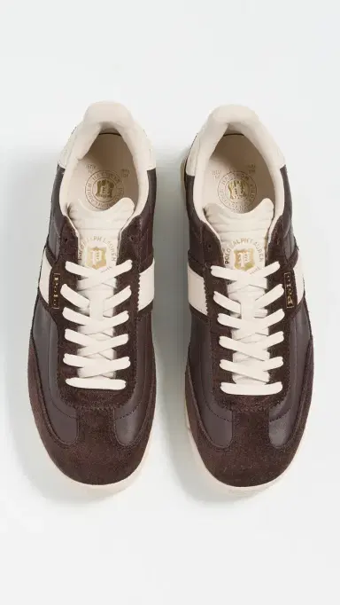 Polo Ralph Lauren Varick Sneakers Dark Chocolate/Ecru 9 | Thumbnail 4 Polo Ralph Lauren Varick Sneakers Dark Chocolate/Ecru 9 | Thumbnail 4