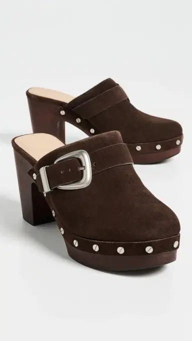 Veronica Beard Larken Clogs Espresso | Thumbnail 5