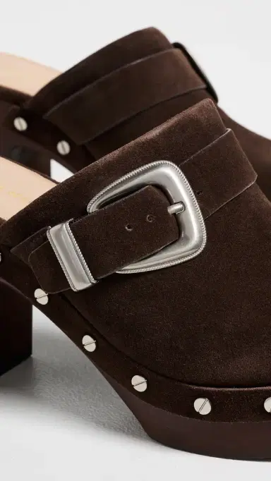 Veronica Beard Larken Clogs Espresso | Thumbnail 6