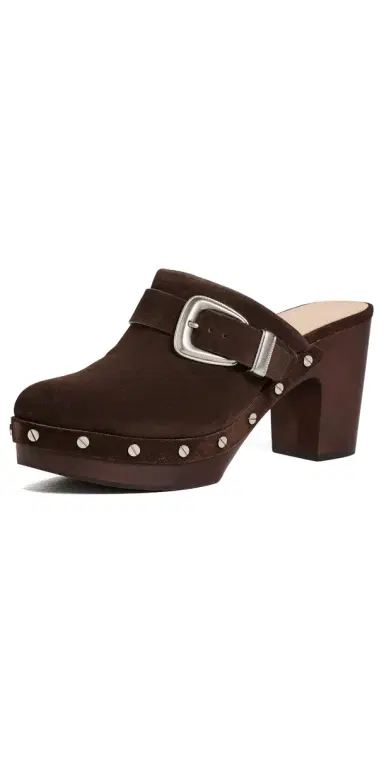 Veronica Beard Larken Clogs Espresso | Thumbnail 1
