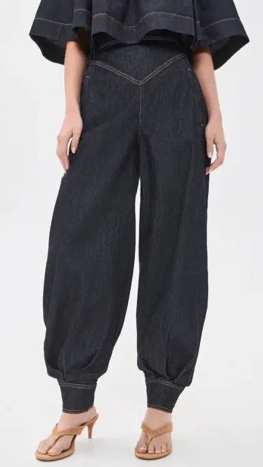 Zimmermann Denim Balloon Jeans Onyx Blue | Thumbnail 2