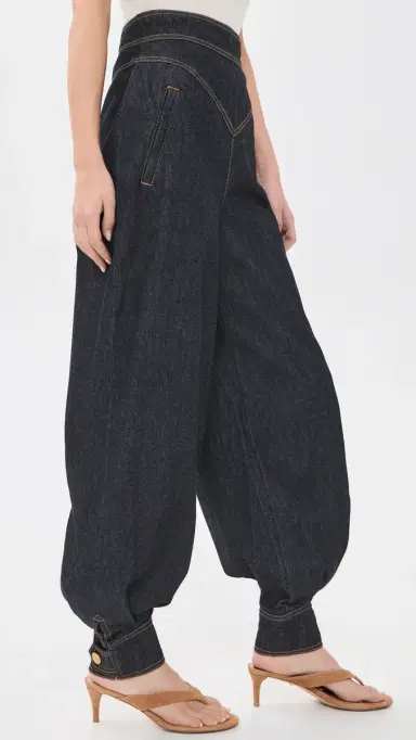 Zimmermann Denim Balloon Jeans Onyx Blue | Thumbnail 4