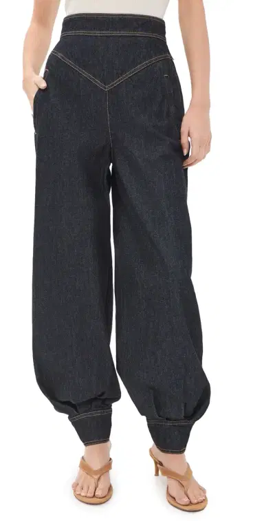 Zimmermann Denim Balloon Jeans Onyx Blue | Thumbnail 1