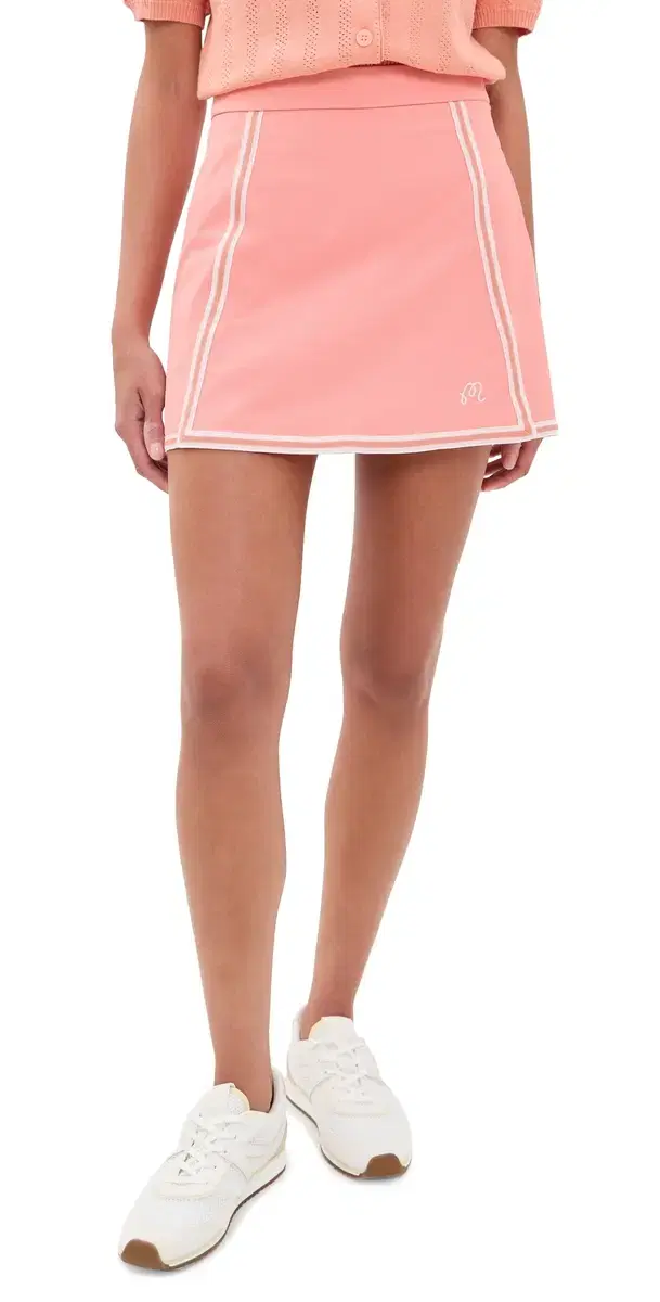 Malbon Lia Skirt Coral Haze
