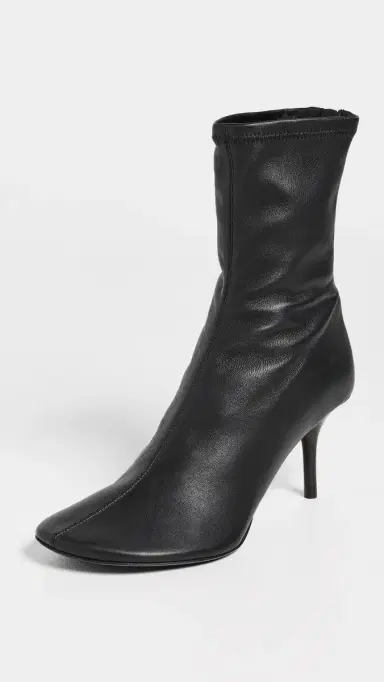 Acne Studios Stretch Leather Ankle Boots Black | Thumbnail 2
