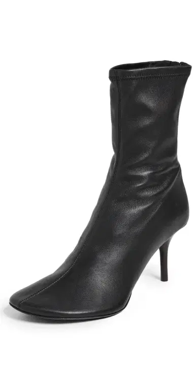 Acne Studios Stretch Leather Ankle Boots Black | Thumbnail 1