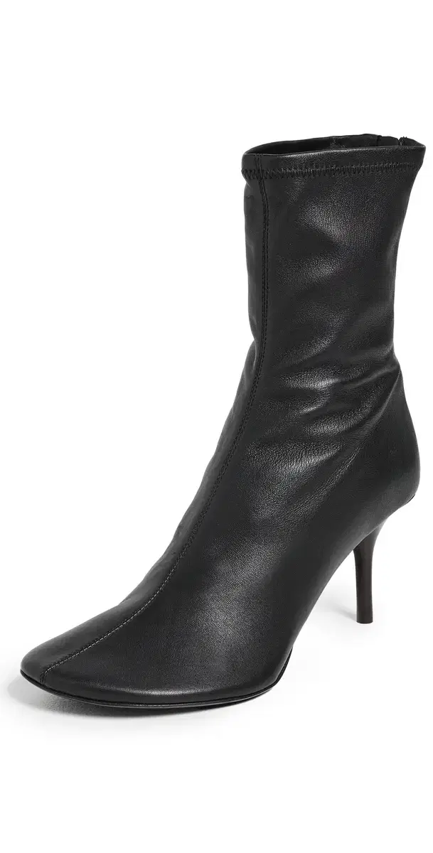 Acne Studios Stretch Leather Ankle Boots Black