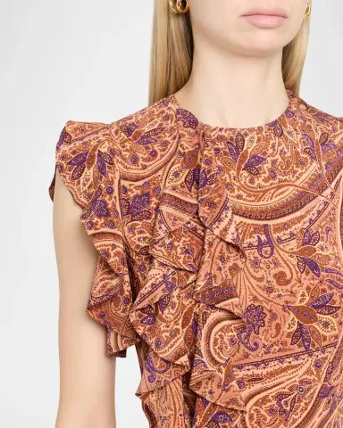 Ulla Johnson Ameline Sleeveless Silk Maxi Dress | Thumbnail 5