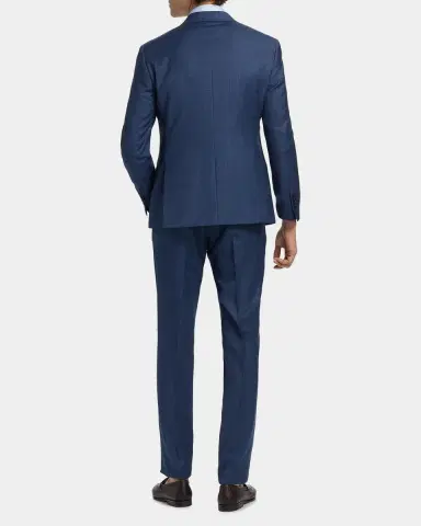 Emporio Armani Men's Micro-Plaid Wool-Blend Suit | Thumbnail 3 Emporio Armani Men's Micro-Plaid Wool-Blend Suit | Thumbnail 3
