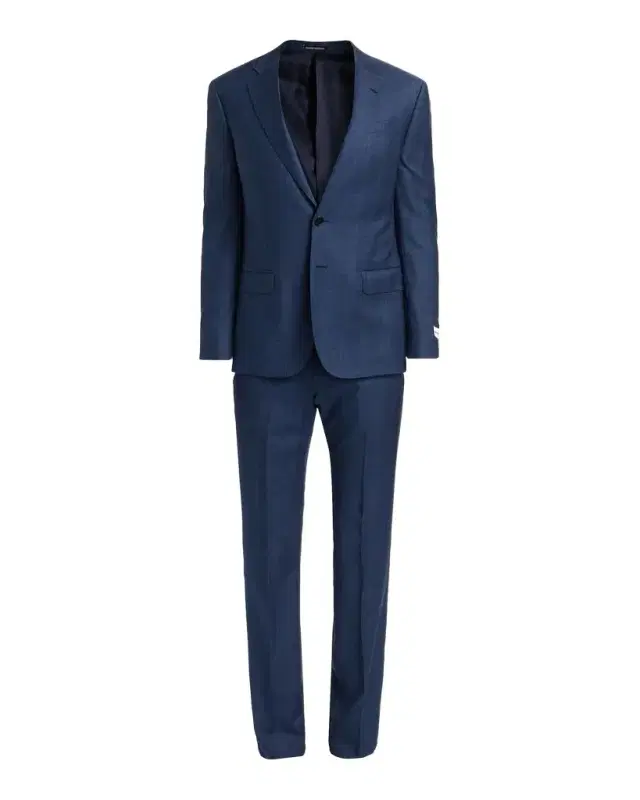 Emporio Armani Men's Micro-Plaid Wool-Blend Suit