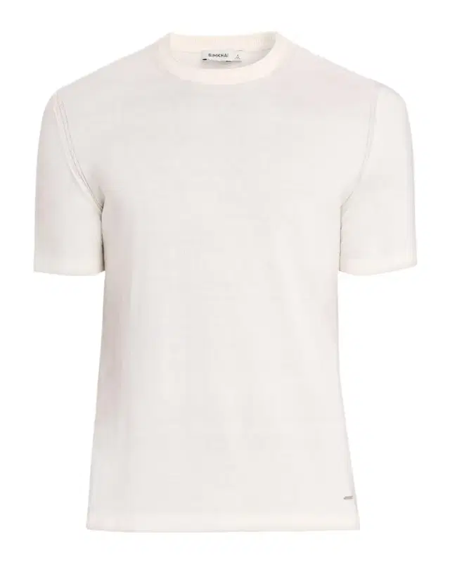 Simkhai Men's Nathan Silk and Cashmere Crewneck T-Shirt