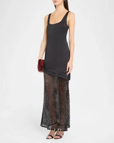 Ramy Brook Blossom Sleeveless Sequin Net Gown | Thumbnail 4