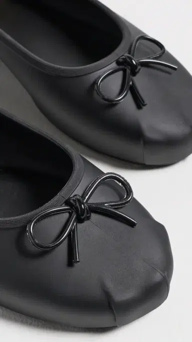 Melissa Sophie Scrunch Jelly Flats Matte Black | Thumbnail 6