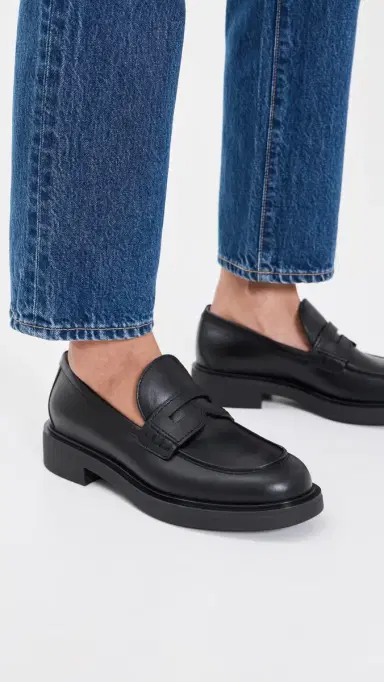 Gianvito Rossi Leather Loafers Black | Thumbnail 3 Gianvito Rossi Leather Loafers Black | Thumbnail 3