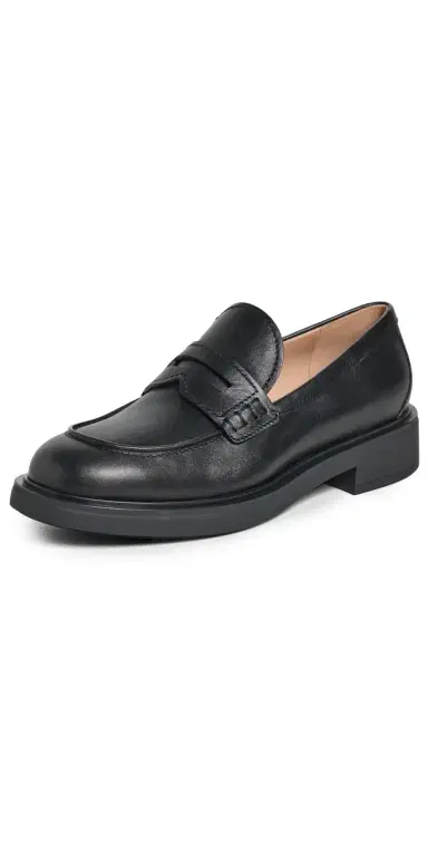 Gianvito Rossi Leather Loafers Black | Thumbnail 1 Gianvito Rossi Leather Loafers Black | Thumbnail 1