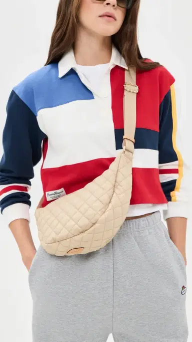 MZ Wallace Small Metro Smile Bag Buff One Size | Thumbnail 3