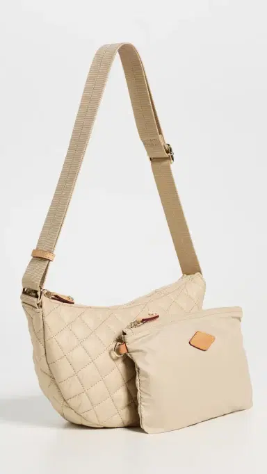 MZ Wallace Small Metro Smile Bag Buff One Size | Thumbnail 5