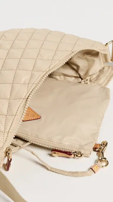 MZ Wallace Small Metro Smile Bag Buff One Size | Thumbnail 6