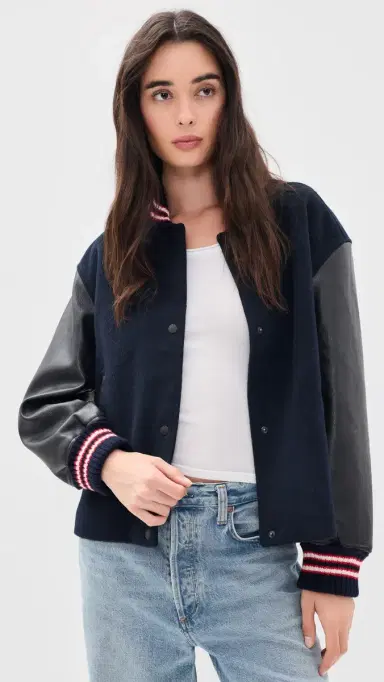 rag & bone Scarlet Varsity Jacket alute | Thumbnail 2 rag & bone Scarlet Varsity Jacket alute | Thumbnail 2