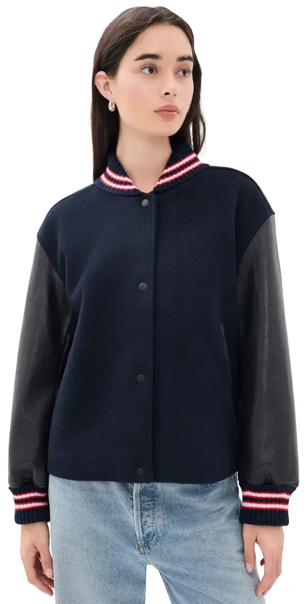 rag & bone Scarlet Varsity Jacket alute