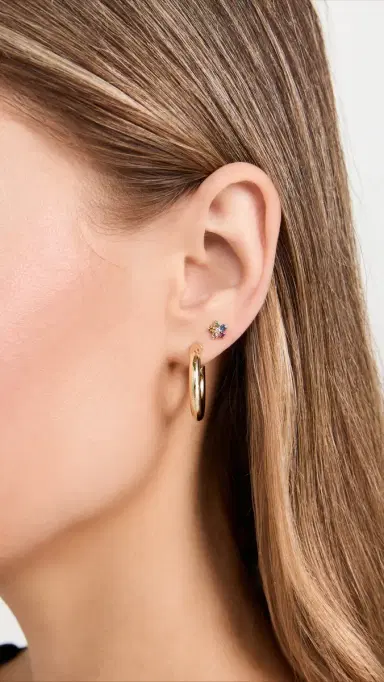 Ariel Gordon Jewelry Tourmaline and Diamond Aurora Studs | Thumbnail 3