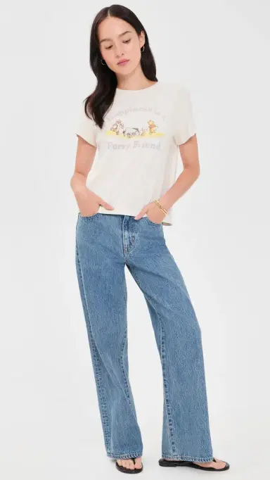 RE/DONE Classic Pooh Friend Tee | Thumbnail 5