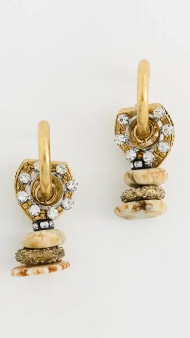 Elizabeth Cole Aurmia Stone Earrings | Thumbnail 2 Elizabeth Cole Aurmia Stone Earrings | Thumbnail 2