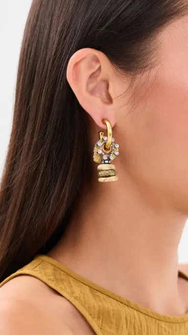 Elizabeth Cole Aurmia Stone Earrings | Thumbnail 3 Elizabeth Cole Aurmia Stone Earrings | Thumbnail 3