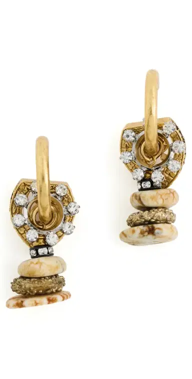 Elizabeth Cole Aurmia Stone Earrings | Thumbnail 1 Elizabeth Cole Aurmia Stone Earrings | Thumbnail 1