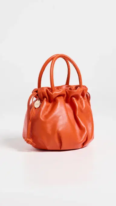 Clare V. Emma Nappa Leather Mini Bag L'Orange One Size | Thumbnail 4 Clare V. Emma Nappa Leather Mini Bag L'Orange One Size | Thumbnail 4