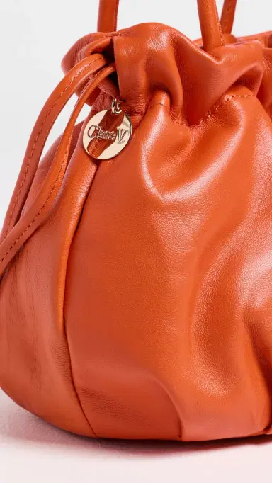 Clare V. Emma Nappa Leather Mini Bag L'Orange One Size | Thumbnail 5 Clare V. Emma Nappa Leather Mini Bag L'Orange One Size | Thumbnail 5