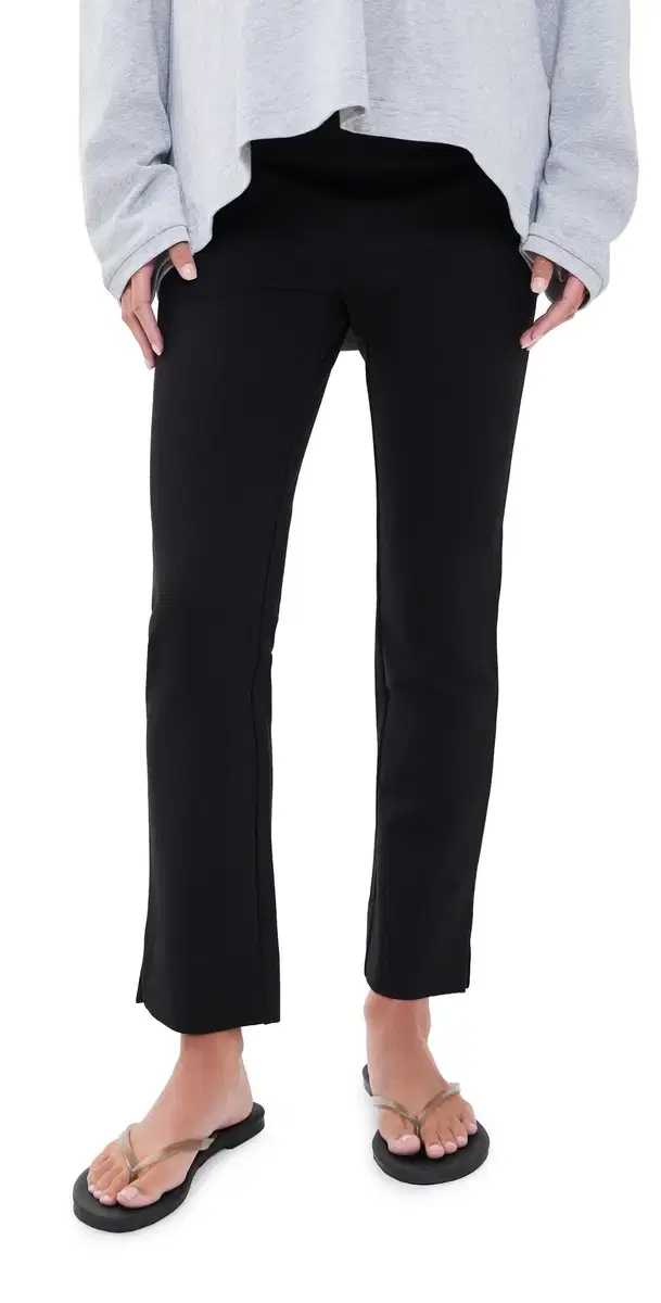 Favorite Daughter The Maternity Favorite Cigarette Pants Black