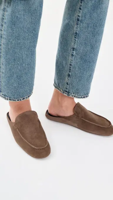 Mansur Gavriel Moccasin Mules Anise | Thumbnail 3