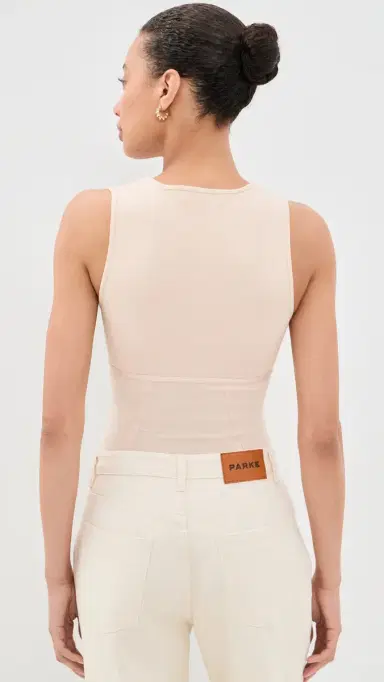 Fleur du Mal coop Bodysuit Tahini | Thumbnail 3