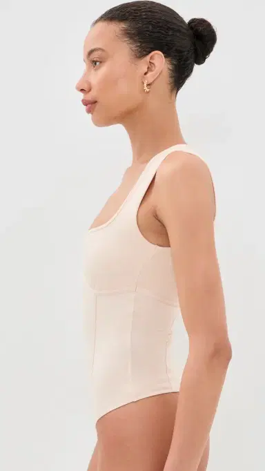 Fleur du Mal coop Bodysuit Tahini | Thumbnail 4