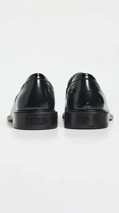 Vinny's Townee Penny Loafers Black Polido Leather | Thumbnail 3 Vinny's Townee Penny Loafers Black Polido Leather | Thumbnail 3