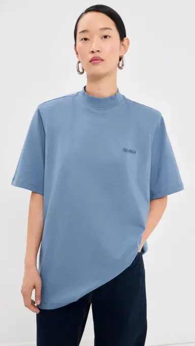 The Attico T-shirt Avio Blue | Thumbnail 3
