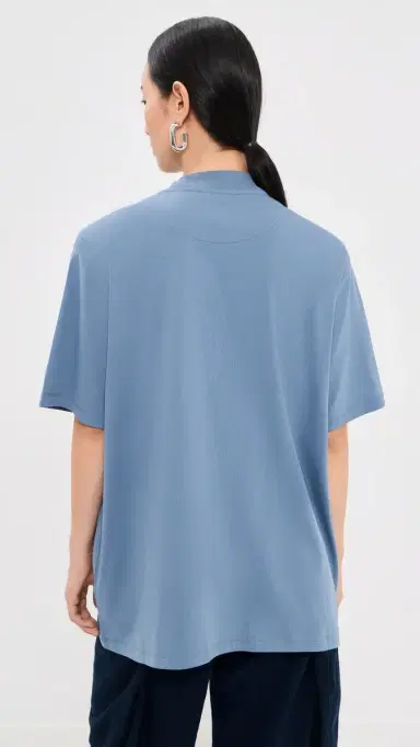 The Attico T-shirt Avio Blue | Thumbnail 4