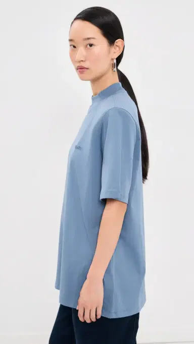 The Attico T-shirt Avio Blue | Thumbnail 5