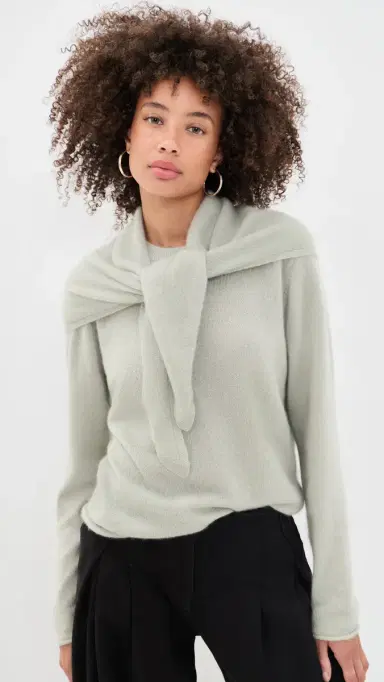 Apiece Apart oftest Tissue carf Tie Top eafoam | Thumbnail 2