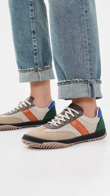Stella McCartney Suede and Mesh Sneakers Multi Mix | Thumbnail 3