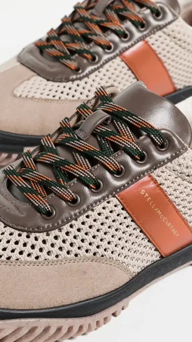 Stella McCartney Suede and Mesh Sneakers Multi Mix | Thumbnail 6