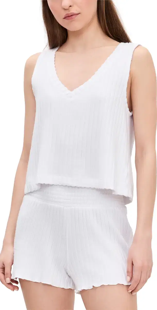 Z Supply loane Rib Tank Top White