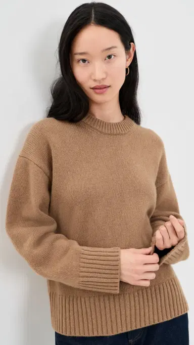 Citizens of Humanity Freshman Crewneck Sweater Camel | Thumbnail 2 Citizens of Humanity Freshman Crewneck Sweater Camel | Thumbnail 2