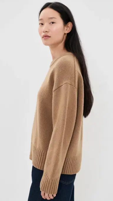 Citizens of Humanity Freshman Crewneck Sweater Camel | Thumbnail 4 Citizens of Humanity Freshman Crewneck Sweater Camel | Thumbnail 4