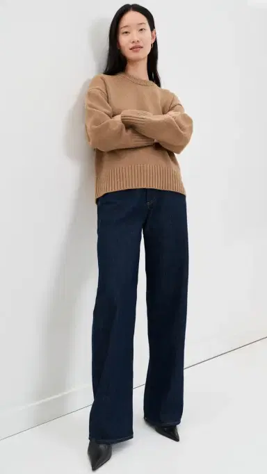 Citizens of Humanity Freshman Crewneck Sweater Camel | Thumbnail 5 Citizens of Humanity Freshman Crewneck Sweater Camel | Thumbnail 5