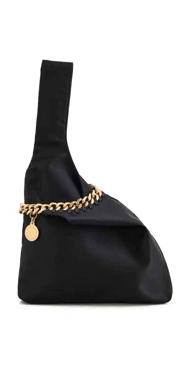 Falabella Satin Wristlet Bag Black One Size