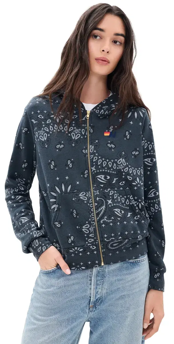 Bandana Hoodie Charcoal