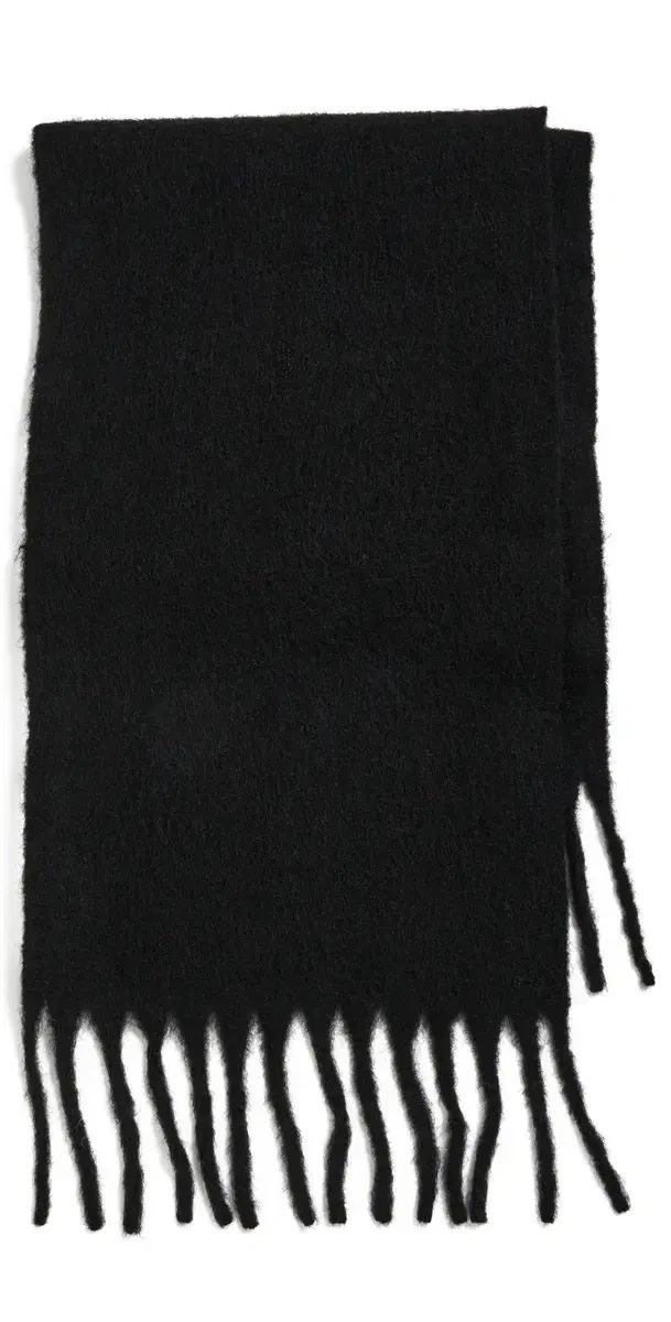 Hat Attack Cozy Solid Scarf Black One Size